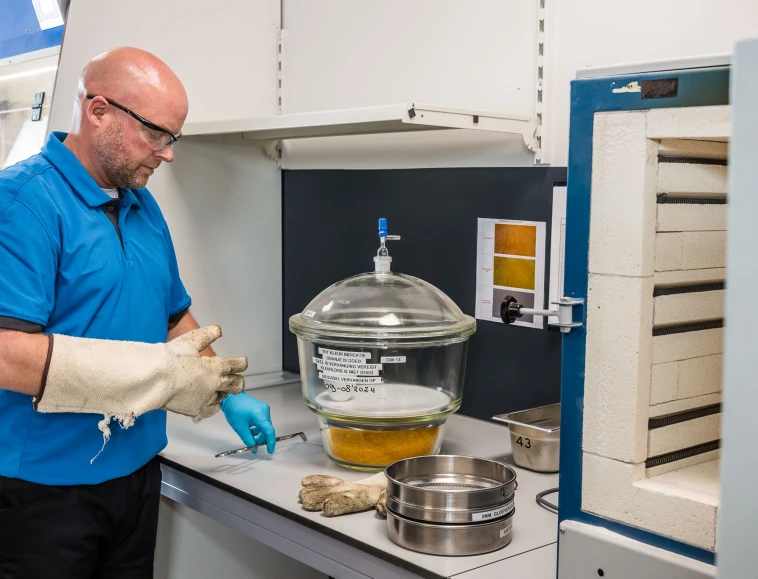 Infra Laboratorium zand